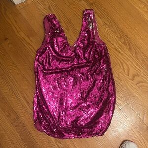 Free people  pink sequin dress